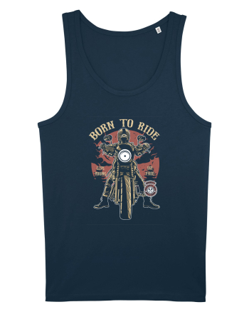 Born To Ride Navy