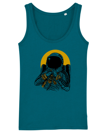 Golden DJ Astronaut Ocean Depth