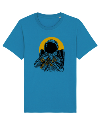 Golden DJ Astronaut Azur