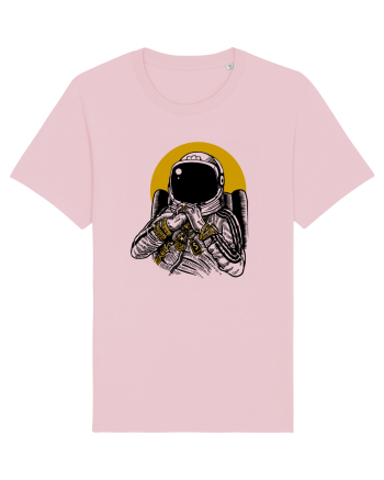 Golden DJ Astronaut Cotton Pink