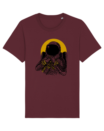 Golden DJ Astronaut Burgundy