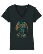 Darkness Tricou mânecă scurtă guler V Damă Evoker