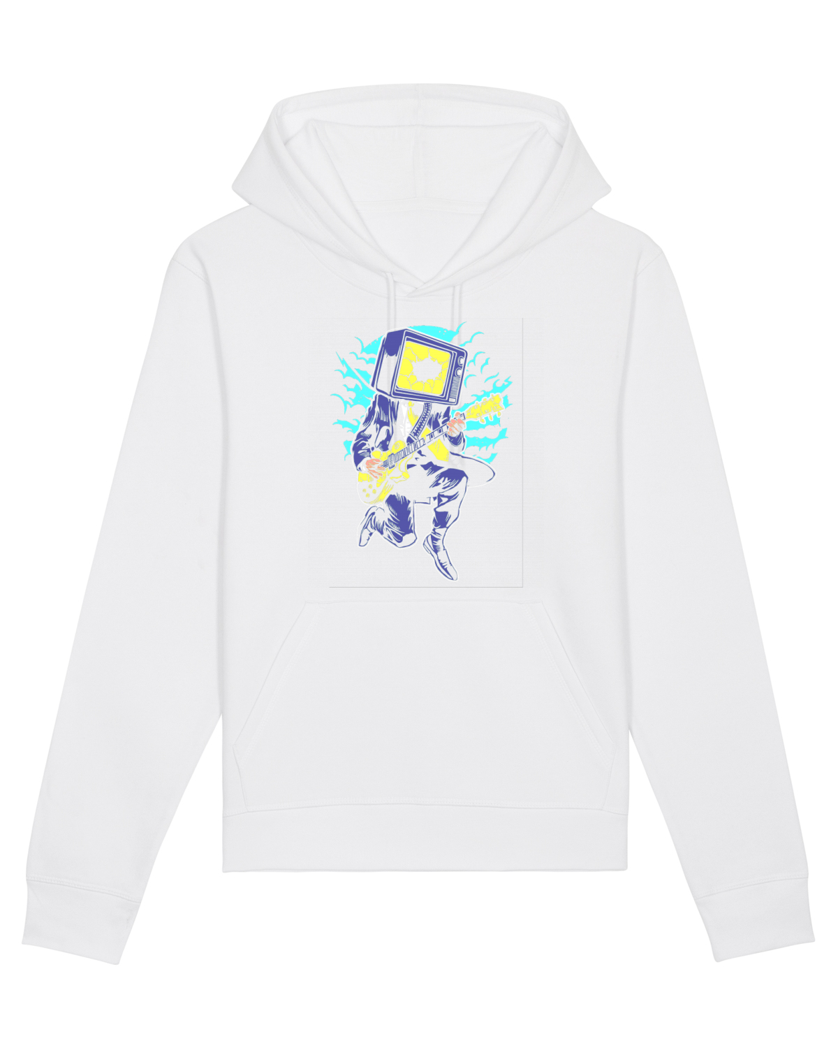 Hanorac Unisex Drummer White