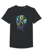 Rock TV Tricou mânecă scurtă guler larg Bărbat Skater