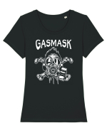 Gasmask Tricou mânecă scurtă guler larg fitted Damă Expresser