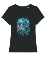 The City Tricou mânecă scurtă guler larg fitted Damă Expresser