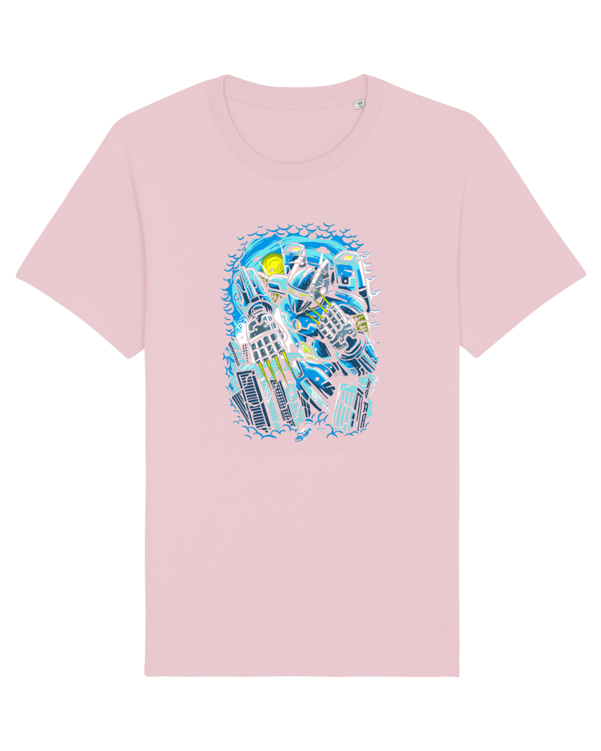 Tricou mânecă scurtă Unisex Rocker Cotton Pink