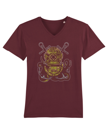 Octopus Diver Burgundy