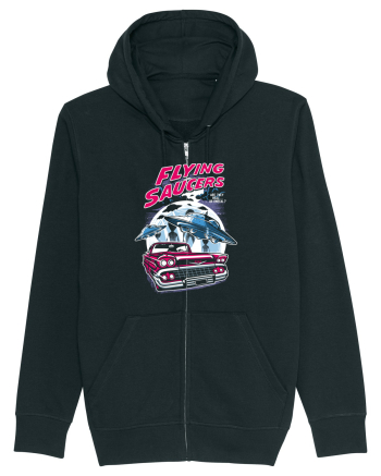 Flying Saucers Vintage Car Black