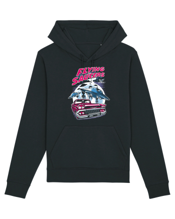 Flying Saucers Vintage Car Black