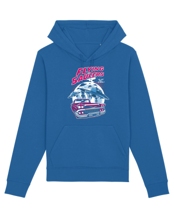 Flying Saucers Vintage Car Royal Blue