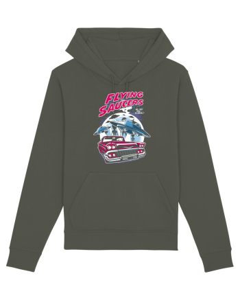 Flying Saucers Vintage Car Khaki
