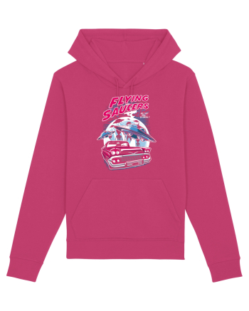 Flying Saucers Vintage Car Raspberry