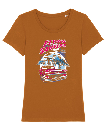 Flying Saucers Vintage Car Roasted Orange