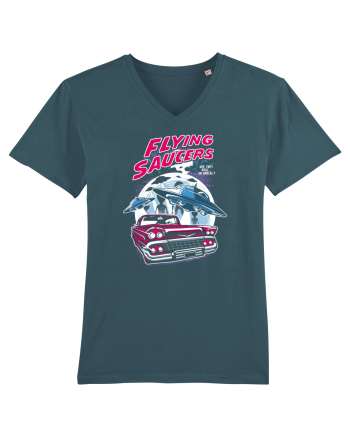Flying Saucers Vintage Car Stargazer