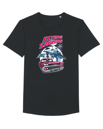 Flying Saucers Vintage Car Black