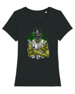 Gangsta Zombie Tricou mânecă scurtă guler larg fitted Damă Expresser