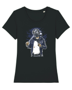 Gasmask Bastard Tricou mânecă scurtă guler larg fitted Damă Expresser