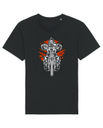 Chopper Gasmask Rider Tricou mânecă scurtă Unisex Rocker