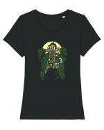 Gasmask Gangsta Tricou mânecă scurtă guler larg fitted Damă Expresser