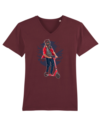 Scooter Rider Burgundy