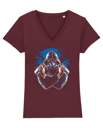 Graffiti Badass Burgundy