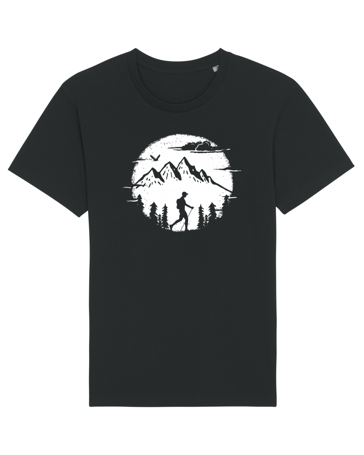 Tricou mânecă scurtă Unisex Rocker Black