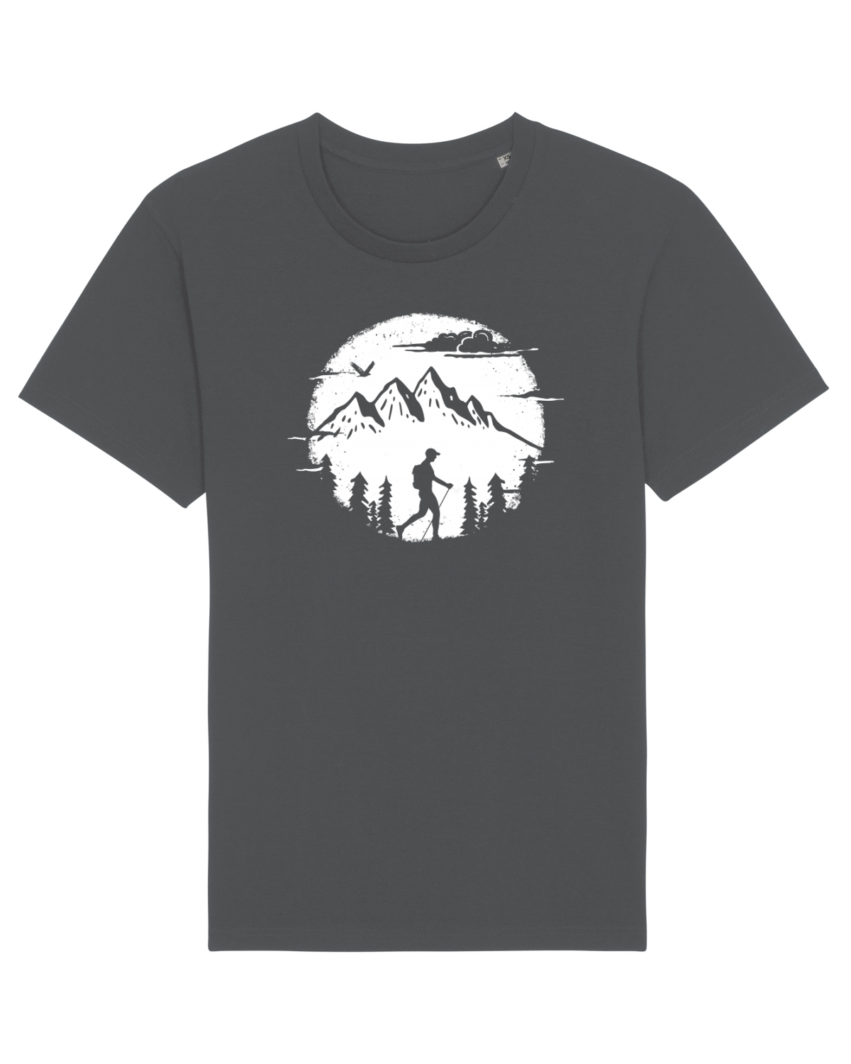 Tricou mânecă scurtă Unisex Rocker Anthracite