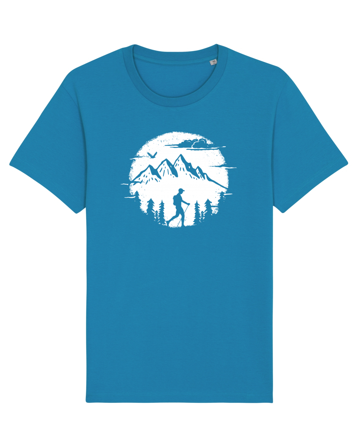 Tricou mânecă scurtă Unisex Rocker Azur