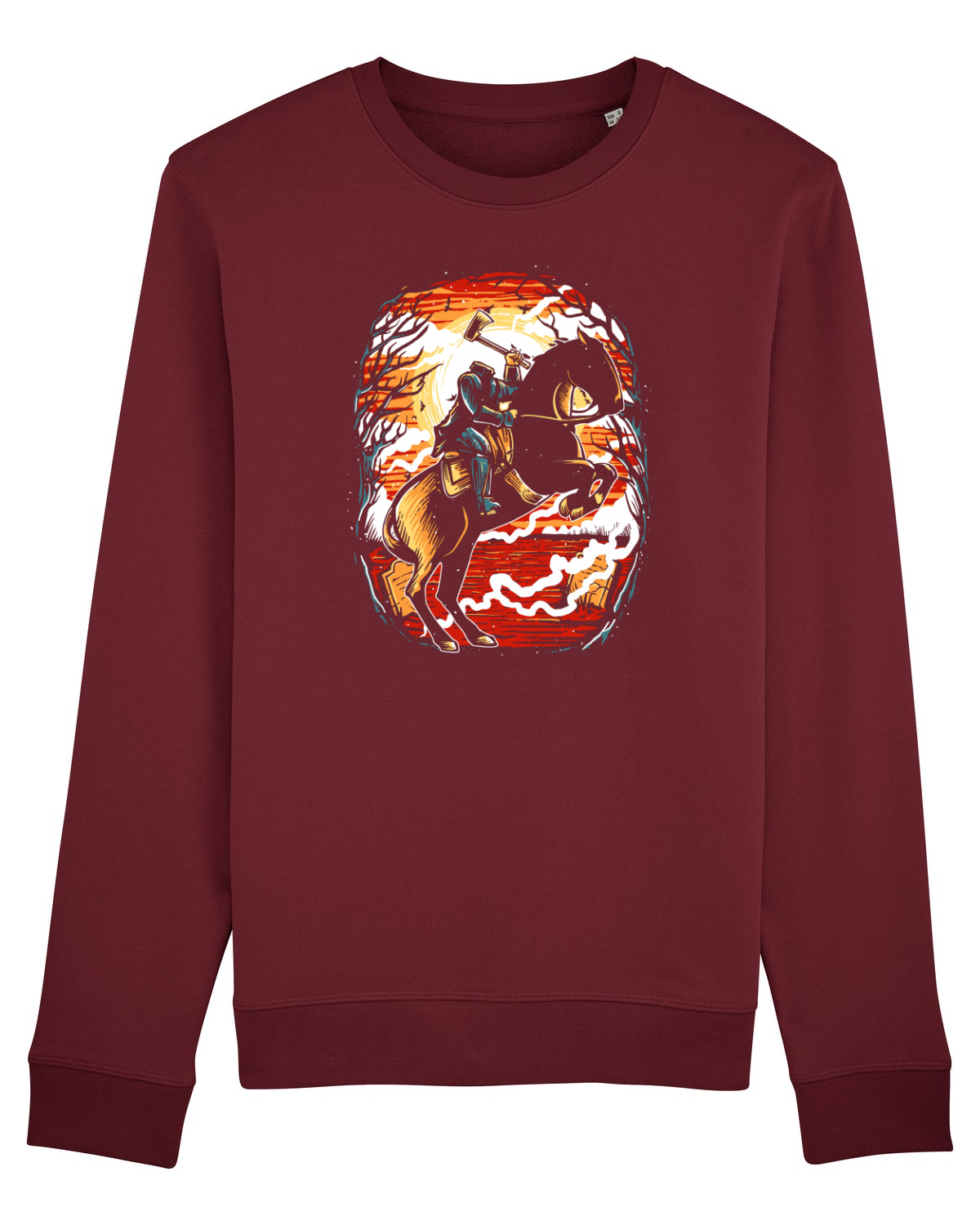 Bluză mânecă lungă Unisex Rise Burgundy