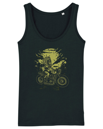 Indian Chief Riding Black