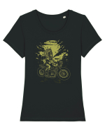 Indian Chief Riding Tricou mânecă scurtă guler larg fitted Damă Expresser