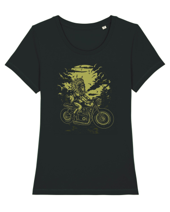 Indian Chief Riding Black