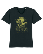 Indian Chief Riding Tricou mânecă scurtă guler V Bărbat Presenter