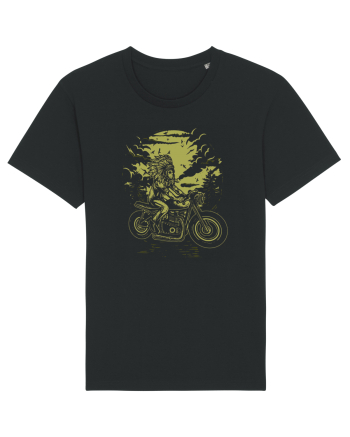 Indian Chief Riding Black