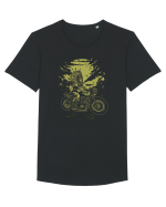 Indian Chief Riding Tricou mânecă scurtă guler larg Bărbat Skater