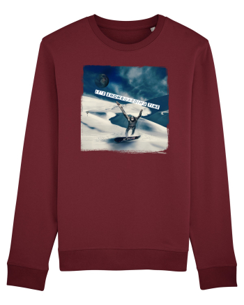 snowboarding time Burgundy