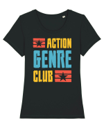Action Genre Club Tricou mânecă scurtă guler larg fitted Damă Expresser