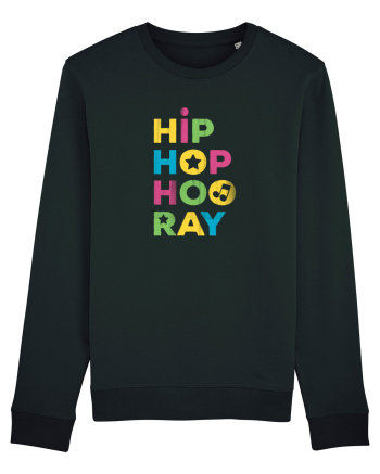 HIP HOP Hooray Retro Style Black