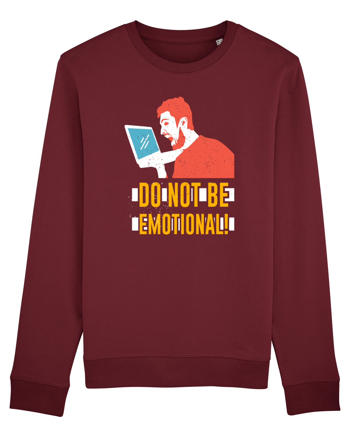 Bluză mânecă lungă Unisex Rise Burgundy
