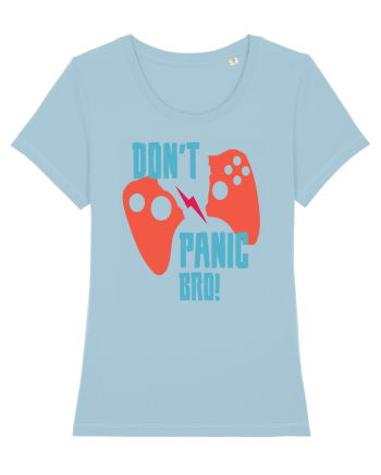 Don't Panic Bro Sky Blue
