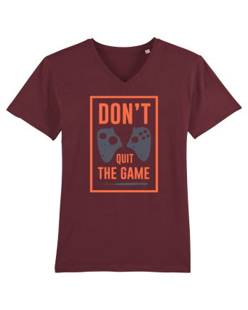 Don't Quit The Game Burgundy