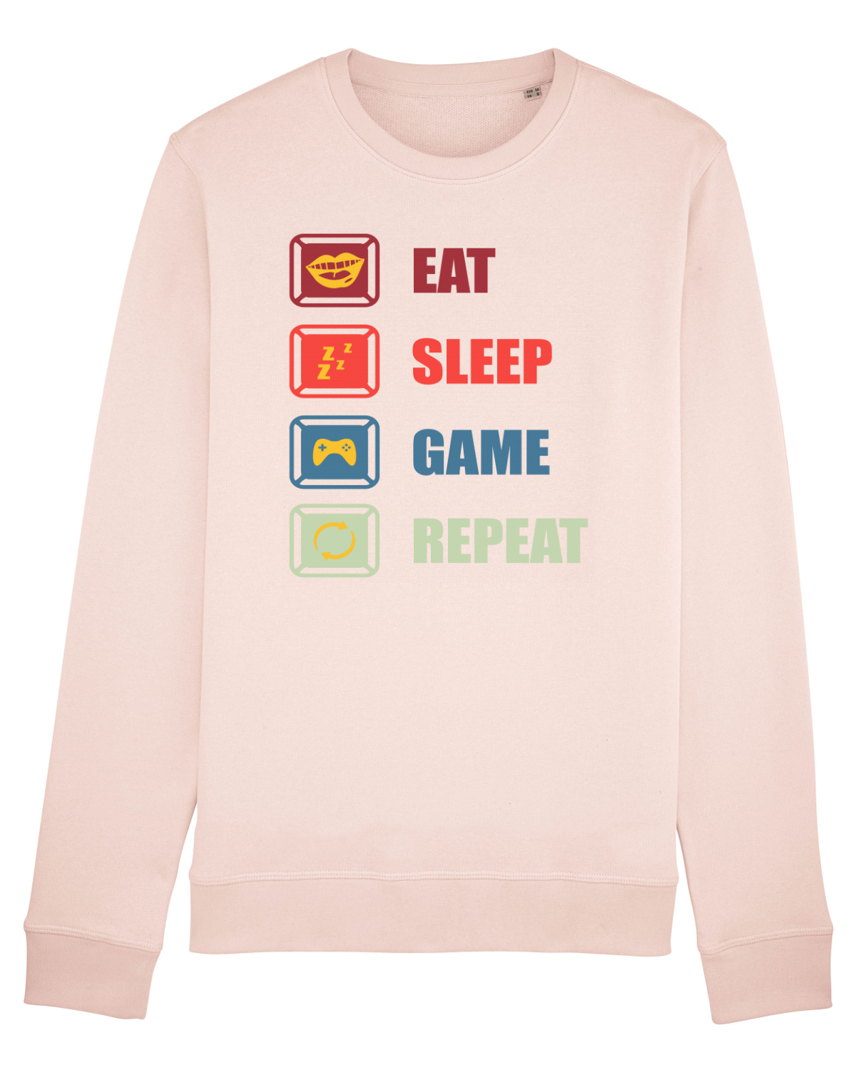 Bluză mânecă lungă Unisex Rise Candy Pink