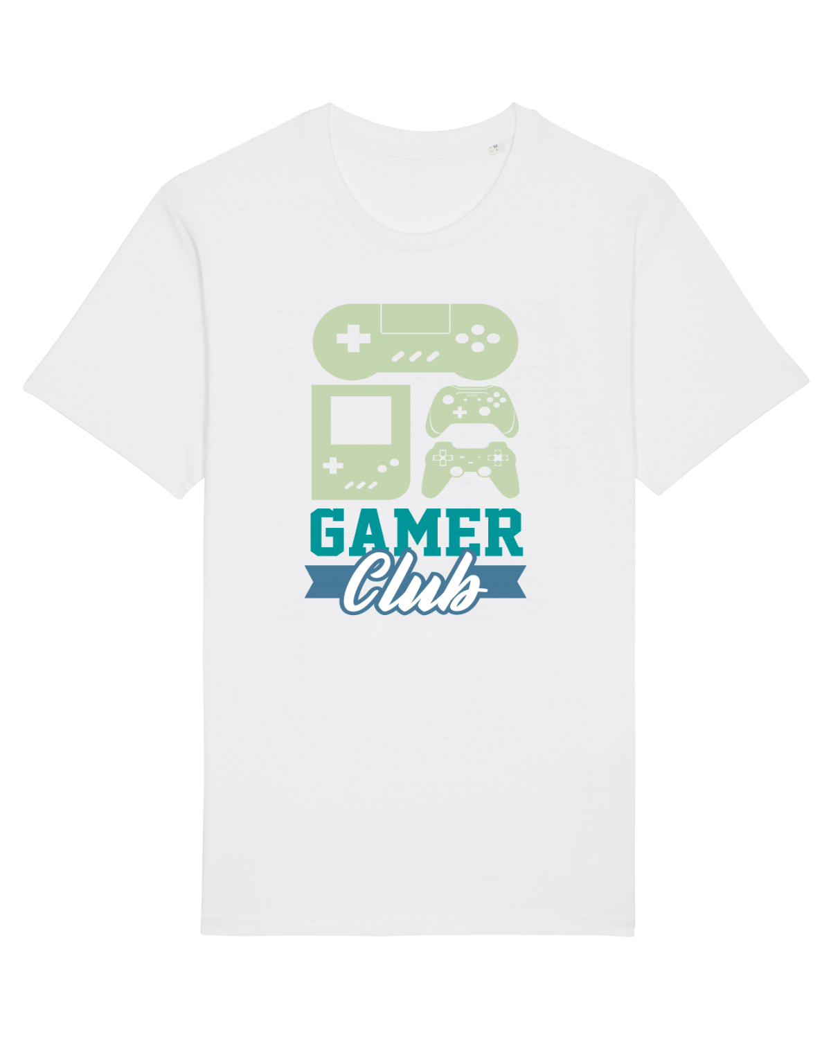 Tricou mânecă scurtă Unisex Rocker White