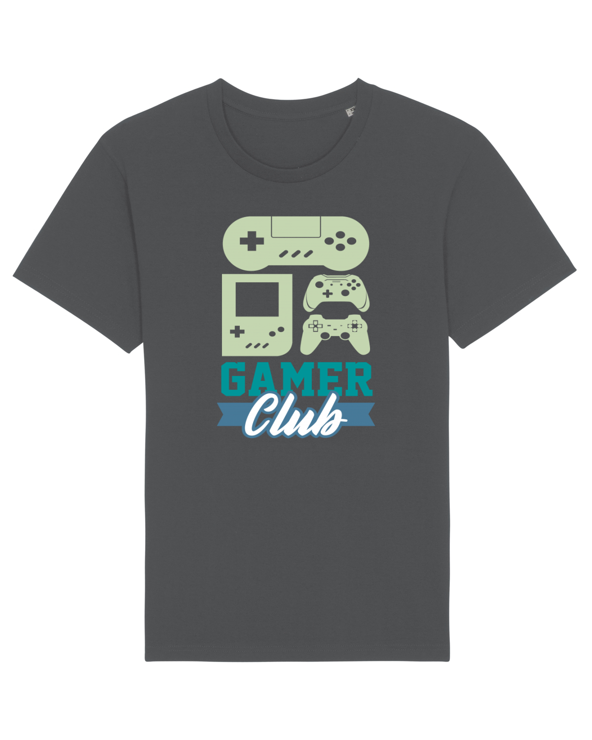 Tricou mânecă scurtă Unisex Rocker Anthracite