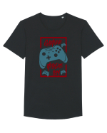 Gamer Mode On Tricou mânecă scurtă guler larg Bărbat Skater