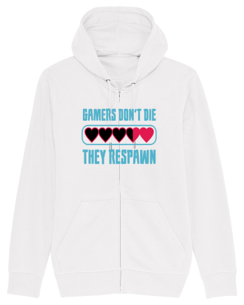 Gamers Don't Die, They Respawn White