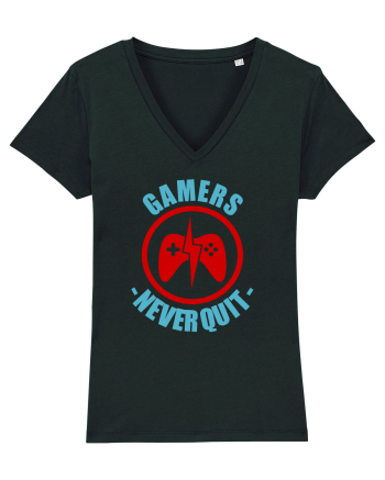 Gamers Never Quit Black