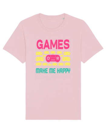 Games Make Me Happy Cotton Pink
