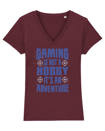 Gaming Is An Adventure Burgundy